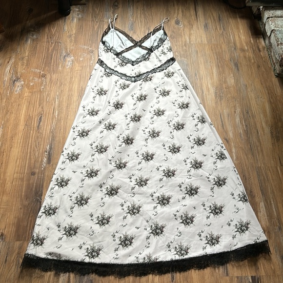 The Brock Collection Floral Lace Trimmed Maxi Dress - Picture 10 of 12